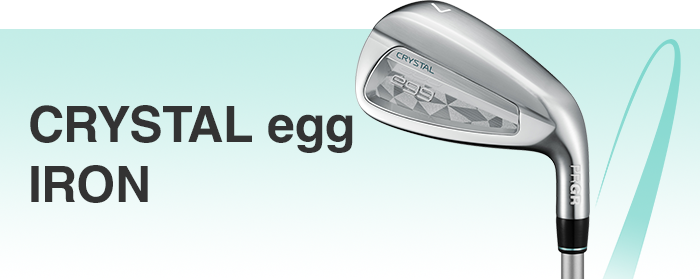 CRYSTAL egg IRON(Ladies'）