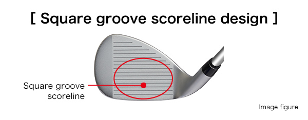 Square groove scoreline design