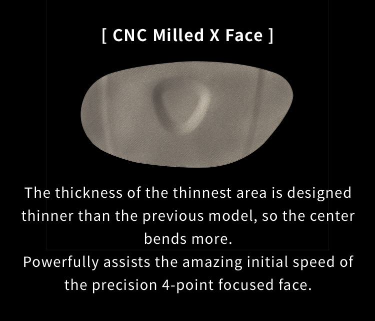 CNC Milled X Face