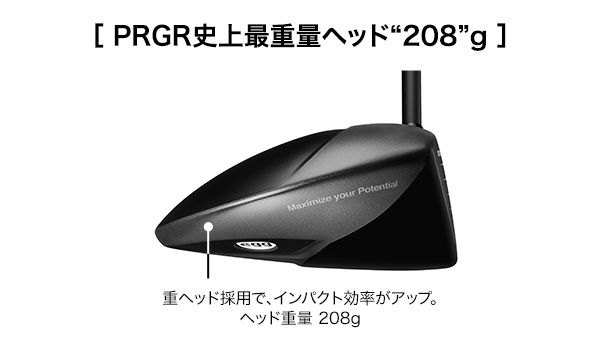 プロギア　egg 44 ドライバー　ロフト10.5 ヘッドカバー付き PRGR