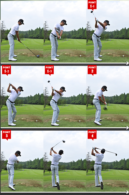 内藤雄士解説 ゴルフスイングの基本 矢野 東のドライバー 連続写真で見る一般ゴルファーも真似したいスイング プロギア Prgr オフィシャルサイト