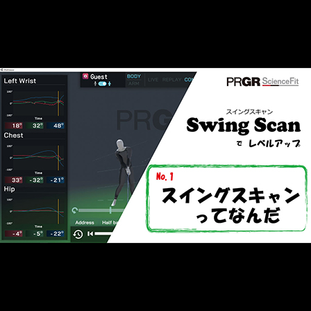 PRGR サイエンス・フィットモーションキャプチャー『Swing Scan』レッスン動画公開スタート！全6話公開中！
